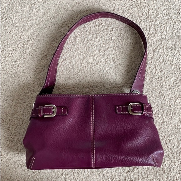Tommy Hilfiger Purple Shoulder Bag - Picture 1 of 3